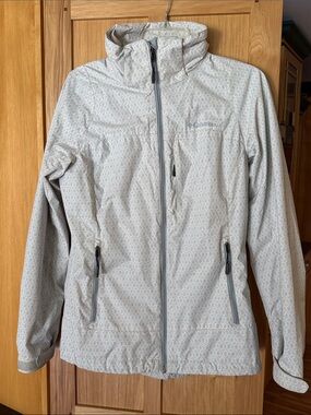 COLUMBIA women’s waterproof jacket  M gray & white INTERCHANGE.